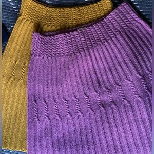 Bundle of 2 Anthropologie wool midi skirts